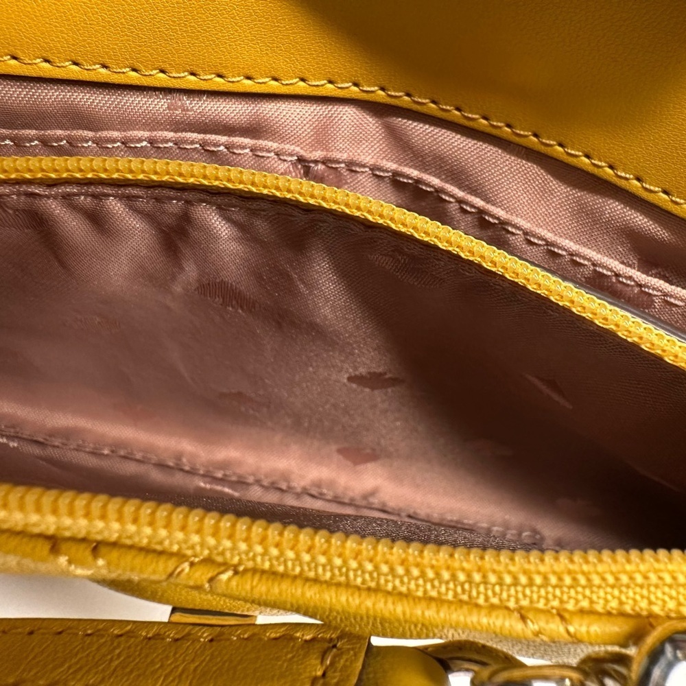 Kate Spade Natalia Mustard Quilted Crossbody Bag - Picture 14 of 15